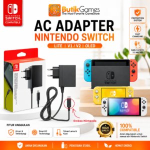 Adaptor Charger Switch AC Adapter Nintendo Switch
