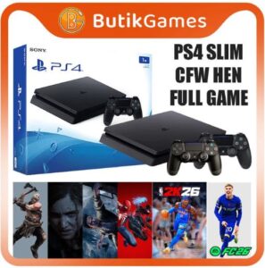 Sony PS4 Slim HEN Playstation 4 Slim HEN CFW 1TB Full Game