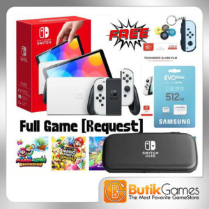 Nintendo Switch OLED Console Mesin White Putih CFW 512GB Full Game