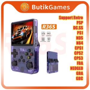 Retro Handheld R36S multi console | 128GB Game Console Retro Gameboy Gimbot Gamebot Gamewatch Jimbot GBA NES SNES PSP PS1 NDS