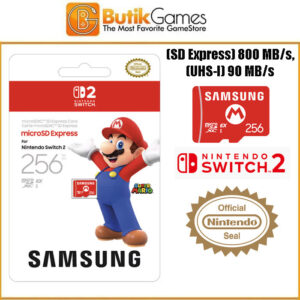 Samsung microSD Express 256GB SD Card Memori Memory Nintendo Switch 2 Switch2 Original