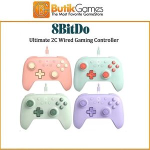 8BitDo Ultimate 2C Wired Controller Stick Stik PC Windows Android Kabel