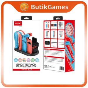 Sports Pack Bundle Raket Base Grip Golf Stick Sword Strap Nintendo Switch 2 NS2 iPega PG-SW2008