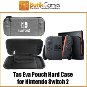 Tas Dompet Pouch Slim Hand Travel Hard Case EVA Shell Protective Bag NS2 Nintendo Switch 2
