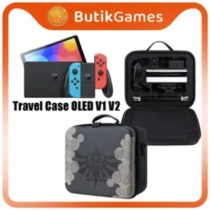 Tas Travel Bag Carrying Case Deluxe Nintendo Switch V1 V2 OLED Zelda Edition