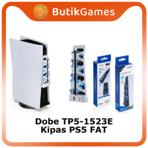 Dobe TP5-1523E Cooling Fan PS5 Fat Putih Kipas Pendingin PS5 Disc & Digital Anti Overheat