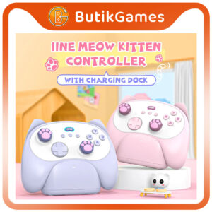 IINE L1049 L1050 Meow Kitten Wireless Controller with Charging Dock PC Nintendo Switch Android iOS
