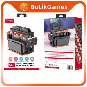IPEGA PG-SW2027W Rak Multi Fungsi Stand Nintendo Switch 2 Pro Controller Joycon Game Card Holder