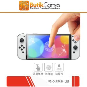 Anti Gores Temper Tempered Glass Kaca Nintendo Switch OLED