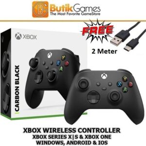 Stick Stik Xbox Series X S XBOX One Wireless Controller Hitam Carbon Black