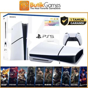 Sony PlayStation 5 Slim PS5 Slim Disc Edition Console Mesin Garansi Sony Indonesia