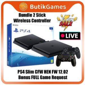 Sony PS4 Slim HEN Playstation 4 Slim HEN CFW 1TB Full Game