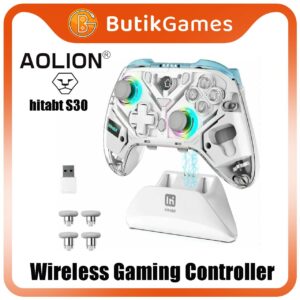 Aolion Hitabt S30 Gamepad Wireless Controller Hall Effect RGB Nintendo Switch PC Windows iOS Android