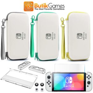 Tas Storage Bag Dompet Nintendo Switch OLED bonus crystal case