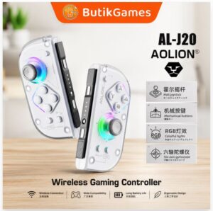 Aolion J20 Joycon Joy con Gamepad Wireless Controller Nintendo Switch Hall Effect