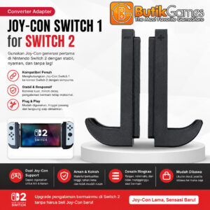 Converter JoyCon Joy Con Nintendo Switch 1 ke Switch 2 | Joy-con Adapter Rail Magnetic